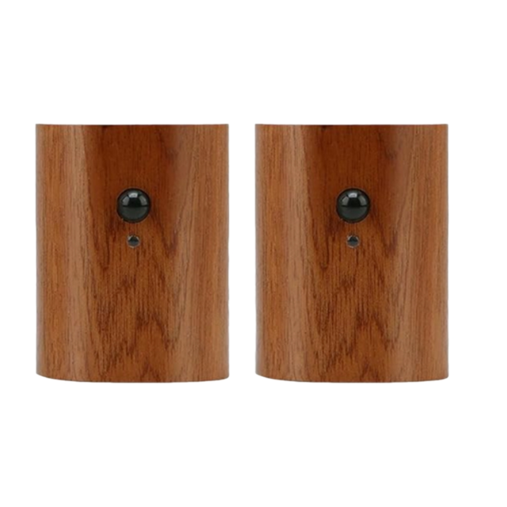 Lampada Da Parete A Led In Legno Da 2 Pezzi Con Sensore A Infrarossi Per Il Corpo Umano