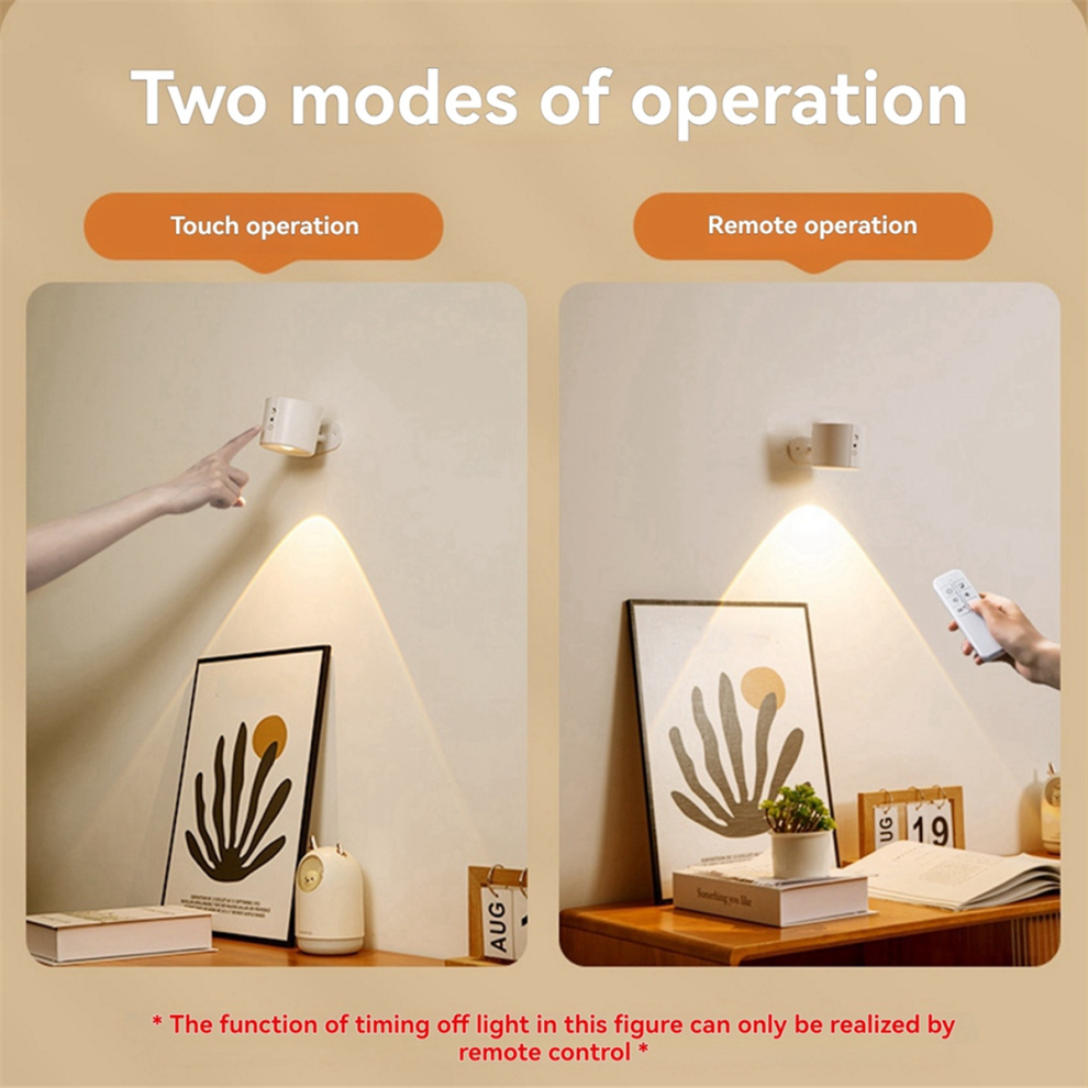 Lampada Da Parete A Doppia Testa A Luce Calda Senza Chiodi Home Be