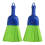 2 stuks garde bezem polys vezel handborstel 2