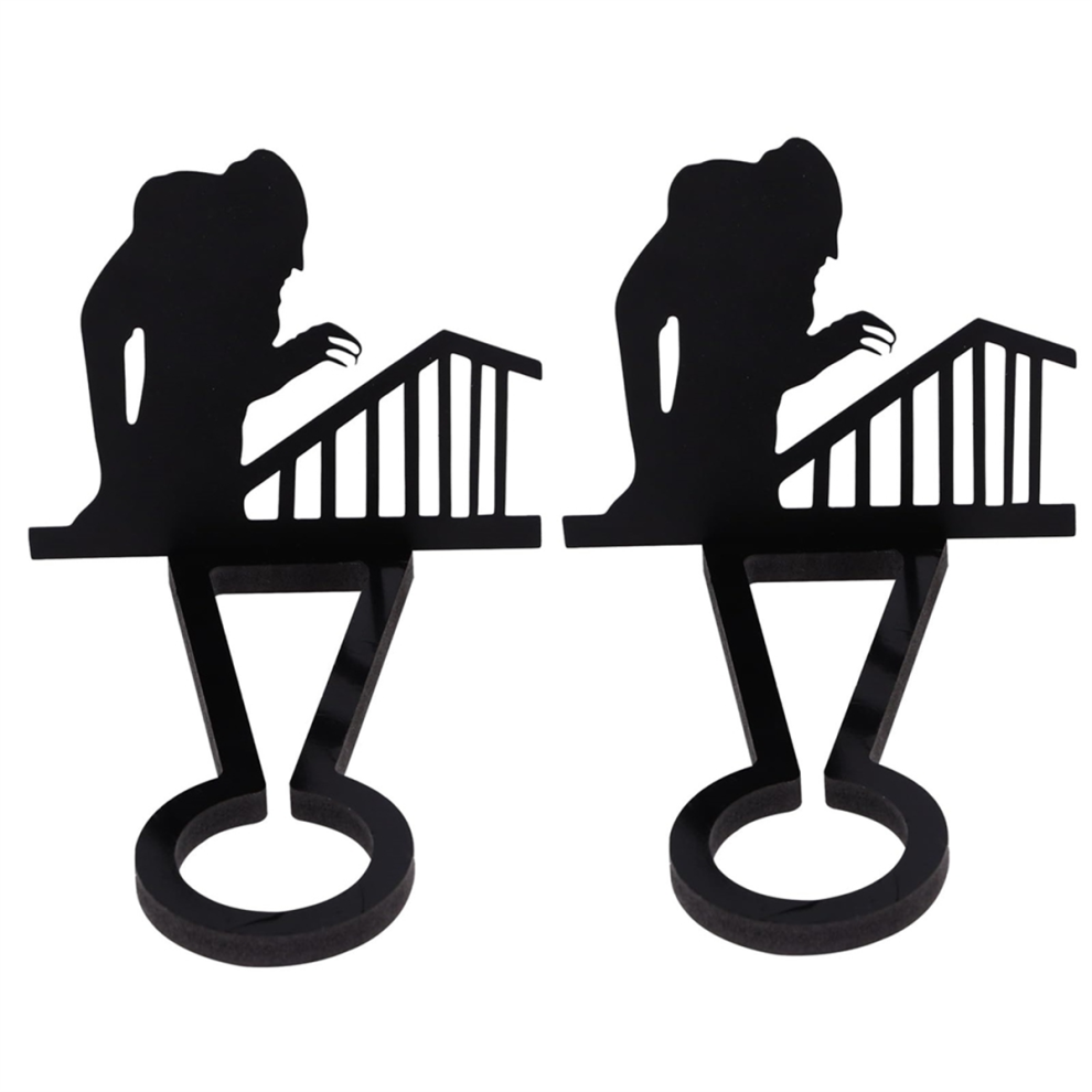 Decorazioni Per Portacandele Horror Di Halloween, Nere G