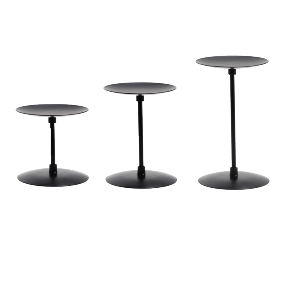 Decorazione Da Tavolo In Ferro Per Matrimonio Con Candelabro A Colonna-image