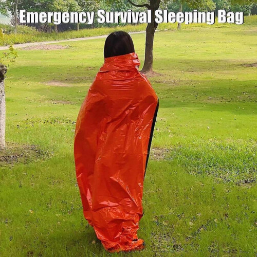 Emergency Sleeping Bag, Lightweight Thermal Bivy Sack, Waterproof Survival Sleeping Bag 2