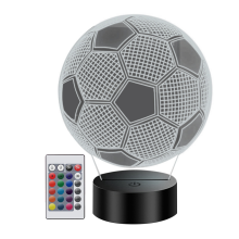 Football Lamp for Kids, 3D Illusion Night Light, 1