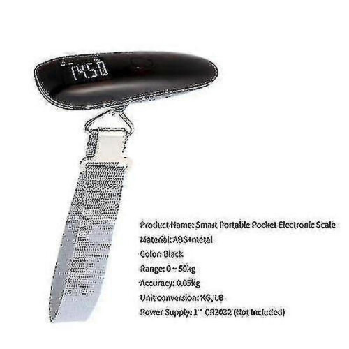 Digital Luggage Scale Hanging Baggage Scale with Backlit Lcd Display Portable Suitcase Weighing Scal 2