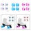 4 Τροχοί για πατίνια Luminous Quad Sk 58mm X 32mm 6