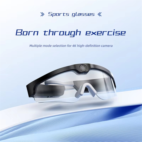 Lunettes de soleil intelligentes avec mini caméra HD, coupe-vent S 2
