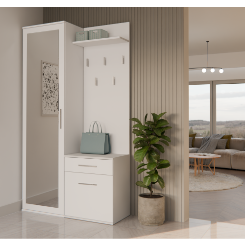 (White) DUO HANGER WARDROBE 2