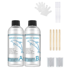 Kristallklares Epoxidharz-Kit 1:1 AB High-Definiti