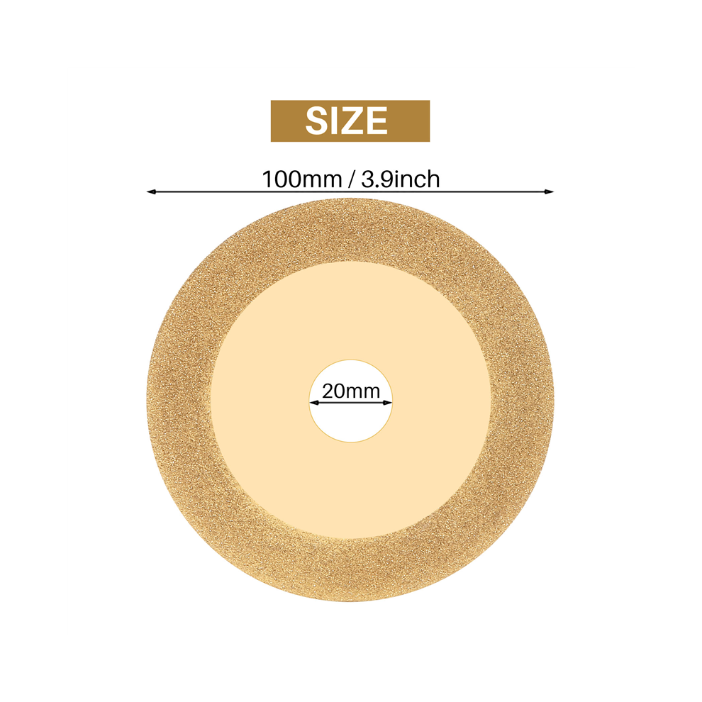 Disco Da 100 Mm Per Affilatura Diamantata Per Tagliare L'oro