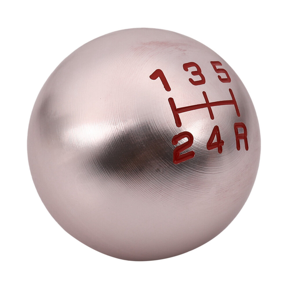 Automotive Cnc Aluminum 5-Speed Jdm Spherical Shif Silver 4853440420350