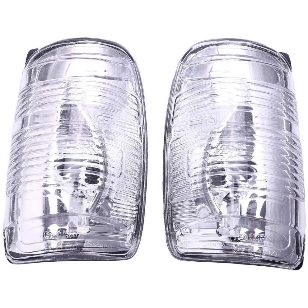 1Pair Right And Left Side Door Wing Mirror Clear I 4853440421166