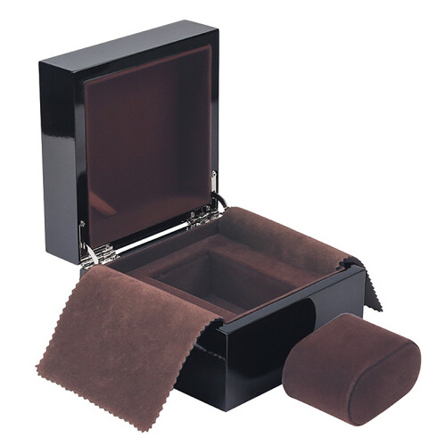 Schwarze, lackierte Holz-Uhrenbox – High-End Display 2