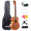 Conjunto de ukulele de concerto de 23 polegadas, mogno, 4 cordas, Haw 2