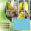 Bird Perch Stand Platform Natural Wood Playground 6