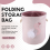 Dirty Laundry Basket Pink Swan Organizer Drawstrin 5