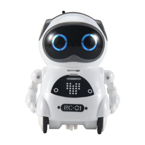 Mini robot de bolsillo RC para niños con dial interactivo 2