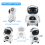 Mini robot de bolsillo RC para niños con dial interactivo 5