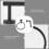 2Pcs Bathroom Hardware Black Towel Ring and Toilet 8
