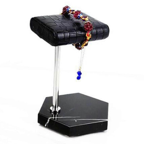 Watch Organizer & Holder Watch Stand Natural Marble Base Black 1
