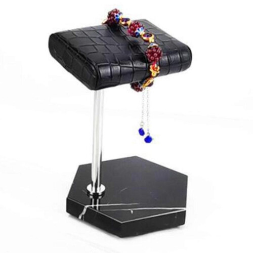 Watch Organizer & Holder Watch Stand Natural Marble Base Black