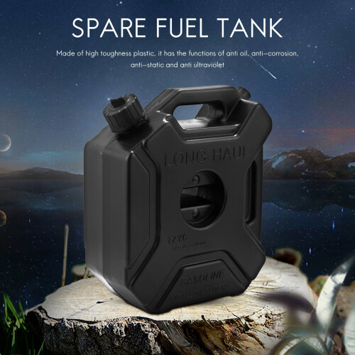 5L sort brændstoftank til bil og motorcykel - reservedele 2