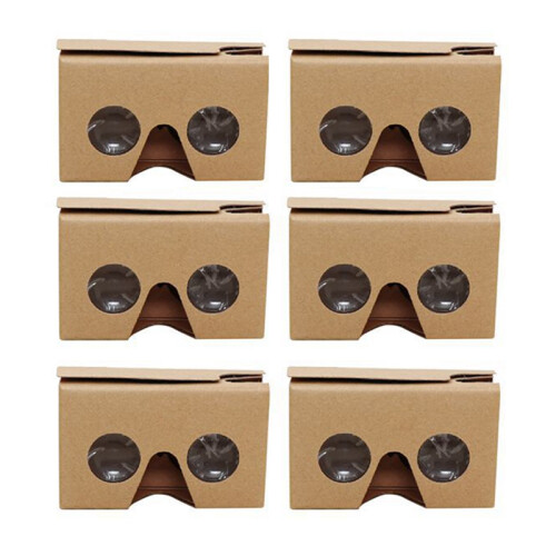 Óculos 3D 6PCS para Cardboard V2 VR 4,5-6 polegadas Sma 1