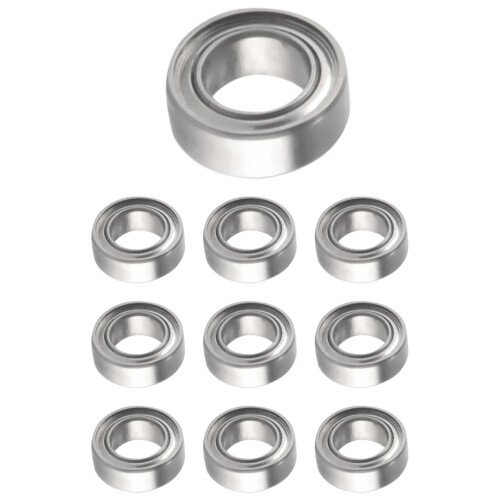 Pacote com 10 esferas de aço inoxidável SMR74ZZ ABEC-9 2