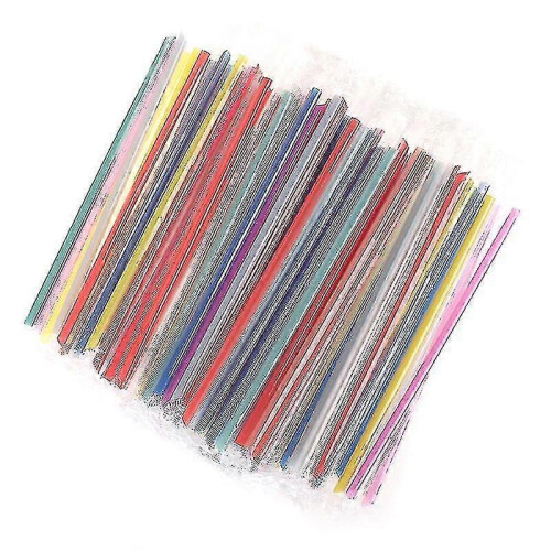 (Clear) 100pc Clear Individually Wrapped Drinking Pp Straws Drinks Straws Party Supplies A 1