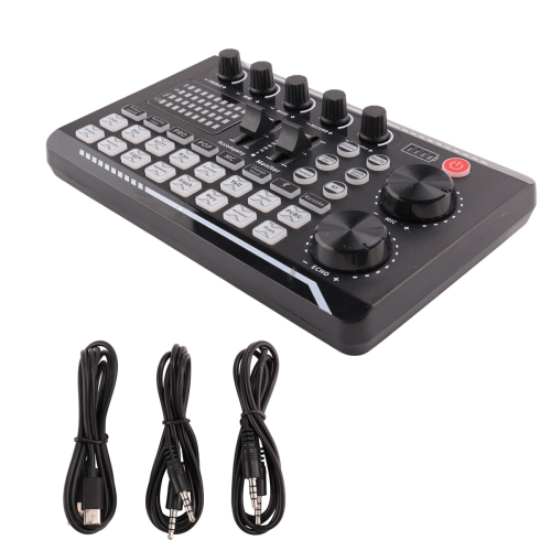 Mixer de áudio, placa de som ao vivo e interface com DJ 2