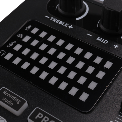 Mixer de áudio, placa de som ao vivo e interface com DJ 1