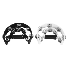 2-pack 10 inch dubbele rij tamboerijn voor volwassenen, half