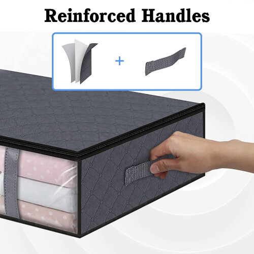 3 Pack Storage Bins Clothes Storage,Foldable Blank 2