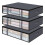3 Pack Storage Bins Clothes Storage,Foldable Blank 1