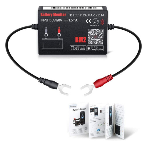 Bluetooth BM2 12V Batterijmonitor Autoanalyser Test 2