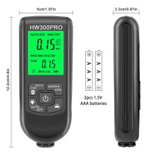 Digital Backlight LCD Film Thickness Meter Car Pai