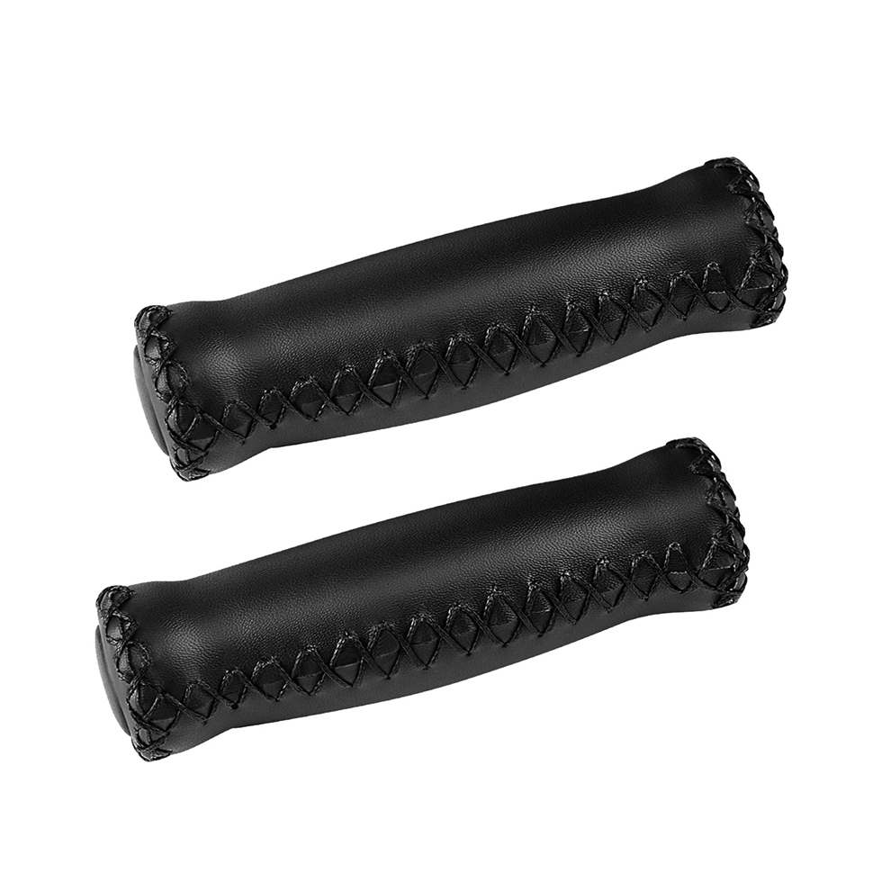 Manopole Per Manubrio Bici, Cucite A Mano, Stile Retrò, Per Bicicletta