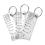 Metal Sheet Thickness Gauge, 3 Pack Stainless Stee 1