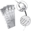 Metal Sheet Thickness Gauge, 3 Pack Stainless Stee 3