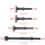 4Pc Air Hammer Chisel Hard Steel Solid Impact Supp 3