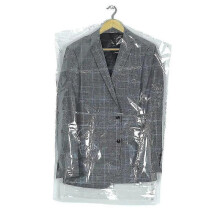 30 Pack Clear Plastic Clothes Covers 35.4inch Dry Cleaning Hanging Dust Proof Garment Bags for Home Storage Clothing