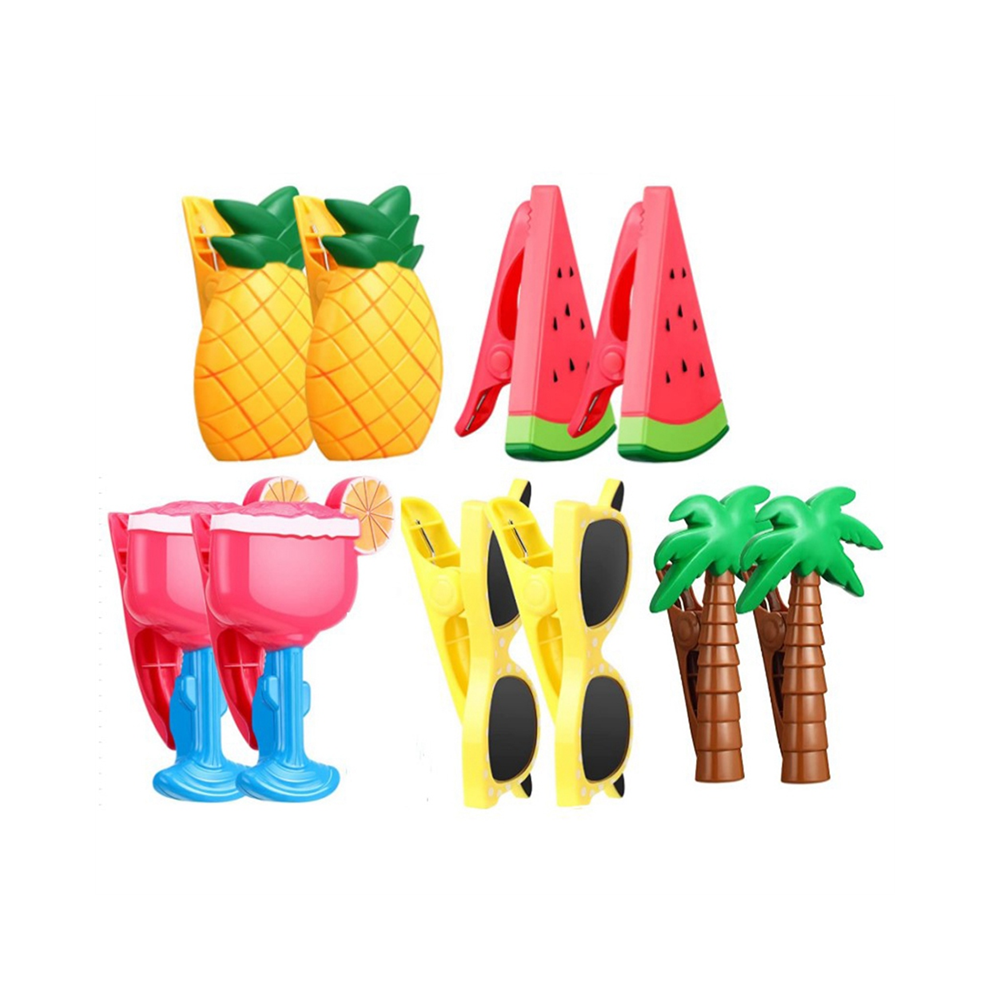 10 Pcs Beach Towel Clips Portable Chair Holders Br-image-OPC-PJ5VCGH-NEW