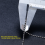 Pure Titanium Chain Necklace Glass Bead Pendant is 11