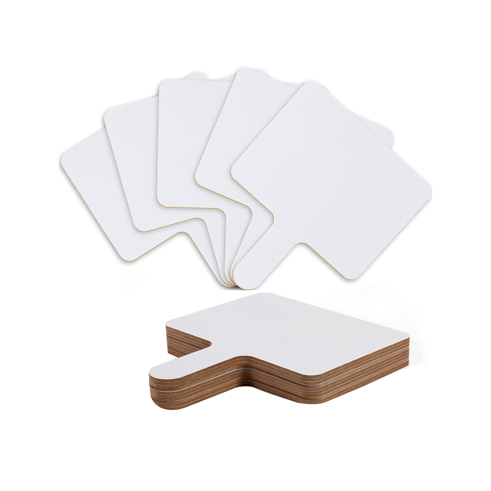Semoic 10Pcs 9.6X8inch Dry Erase Answers Paddle, Handhold