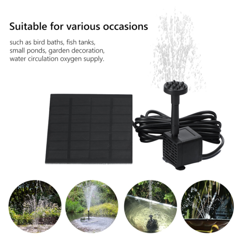 Solar Water Pump Solar Panel Fountain Pump Pool Po 2