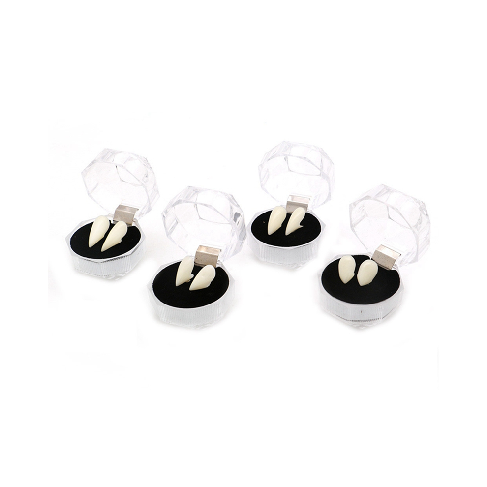 20 Paia Di Denti Da Vampiro Per Halloween, Protesi Dentarie, Accessori Pa