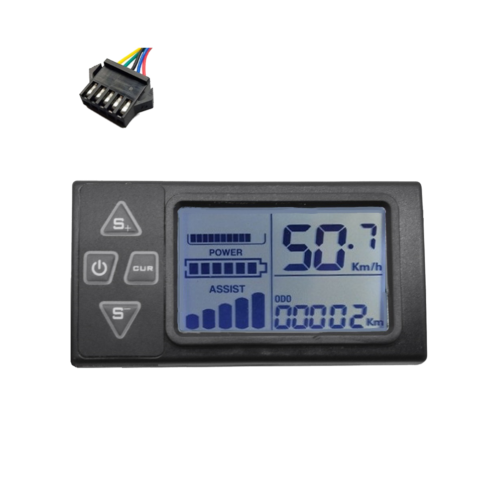 Cruscotto Con Display Lcd Per Bici Elettrica S861 Da 24 V-60 V Per Elettrici