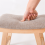 Taburete pequeño para el hogar, taburete bajo, taburete de sofá de moda 4