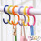 12pcs S Shape Colorful Plastic Hooks, Shirt/towel/dress/hanger Hooks Home Kitchen Accessories 2