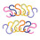 12pcs S Shape Colorful Plastic Hooks, Shirt/towel/dress/hanger Hooks Home Kitchen Accessories 1