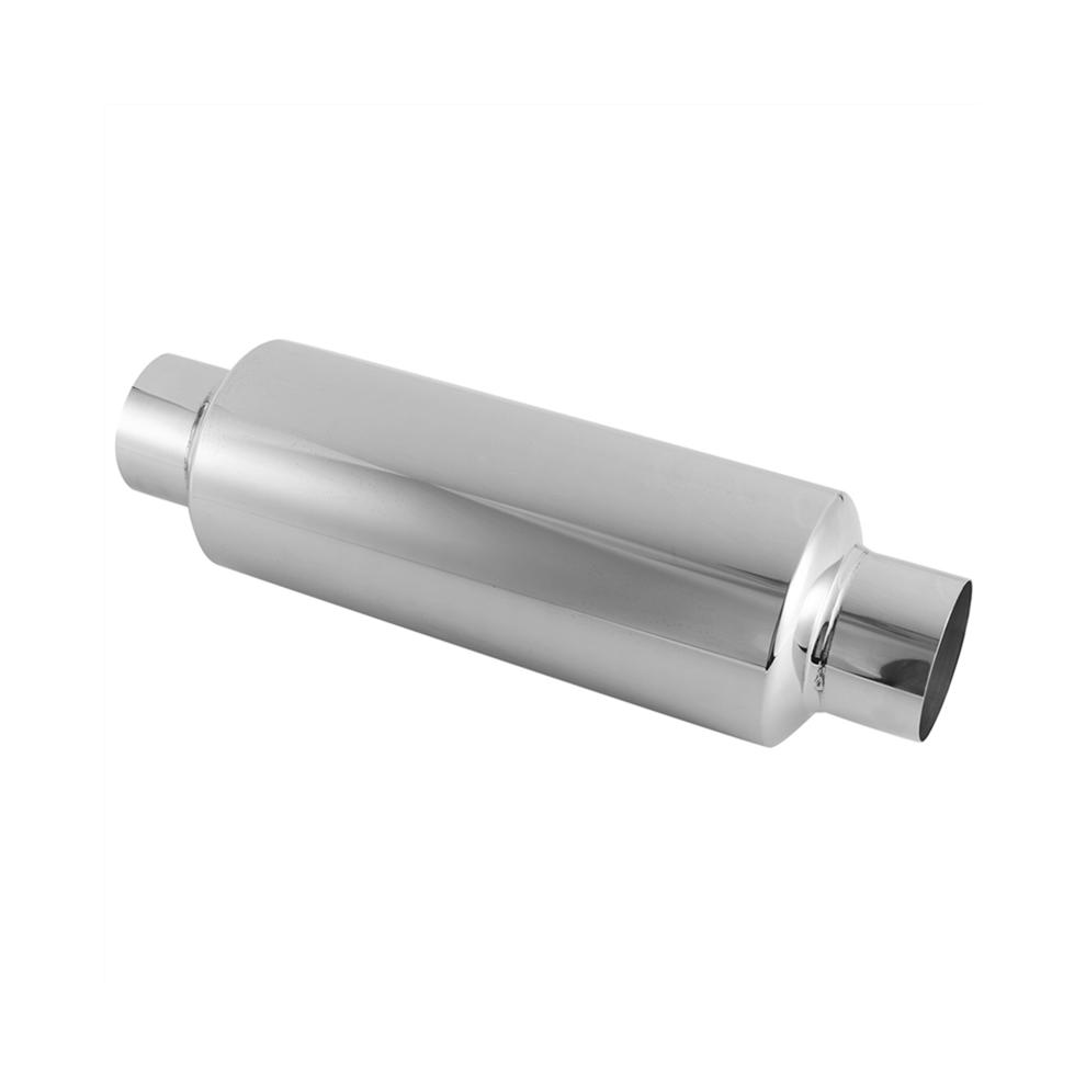 2Pcs Car Exhaust Muffler 2.5 Inch Inlet Stainless 4853489475373